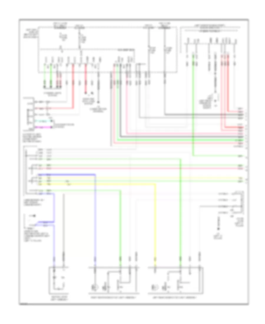 Exterior Lamps Wiring Diagram 1 of 4 for Lexus GS 350 2013