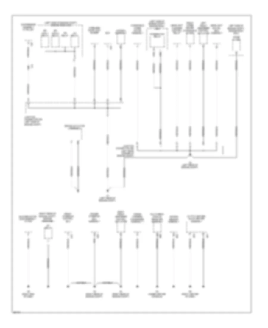 Ground Distribution Wiring Diagram 1 of 6 for Lexus GS 350 2013