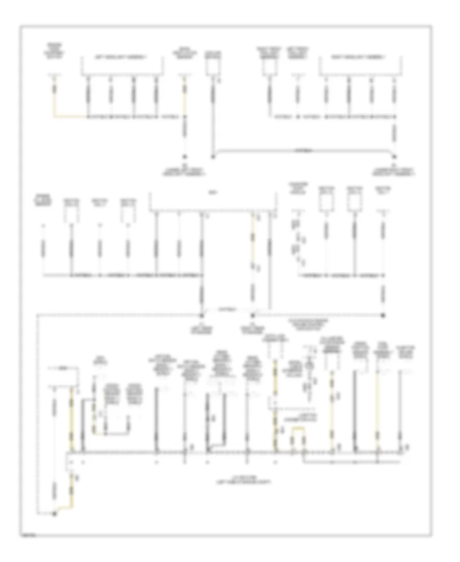 Ground Distribution Wiring Diagram 2 of 6 for Lexus GS 350 2013