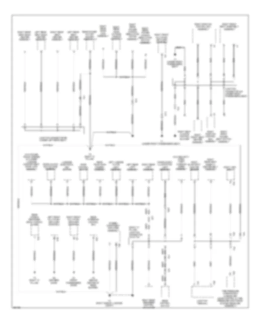 Ground Distribution Wiring Diagram 6 of 6 for Lexus GS 350 2013