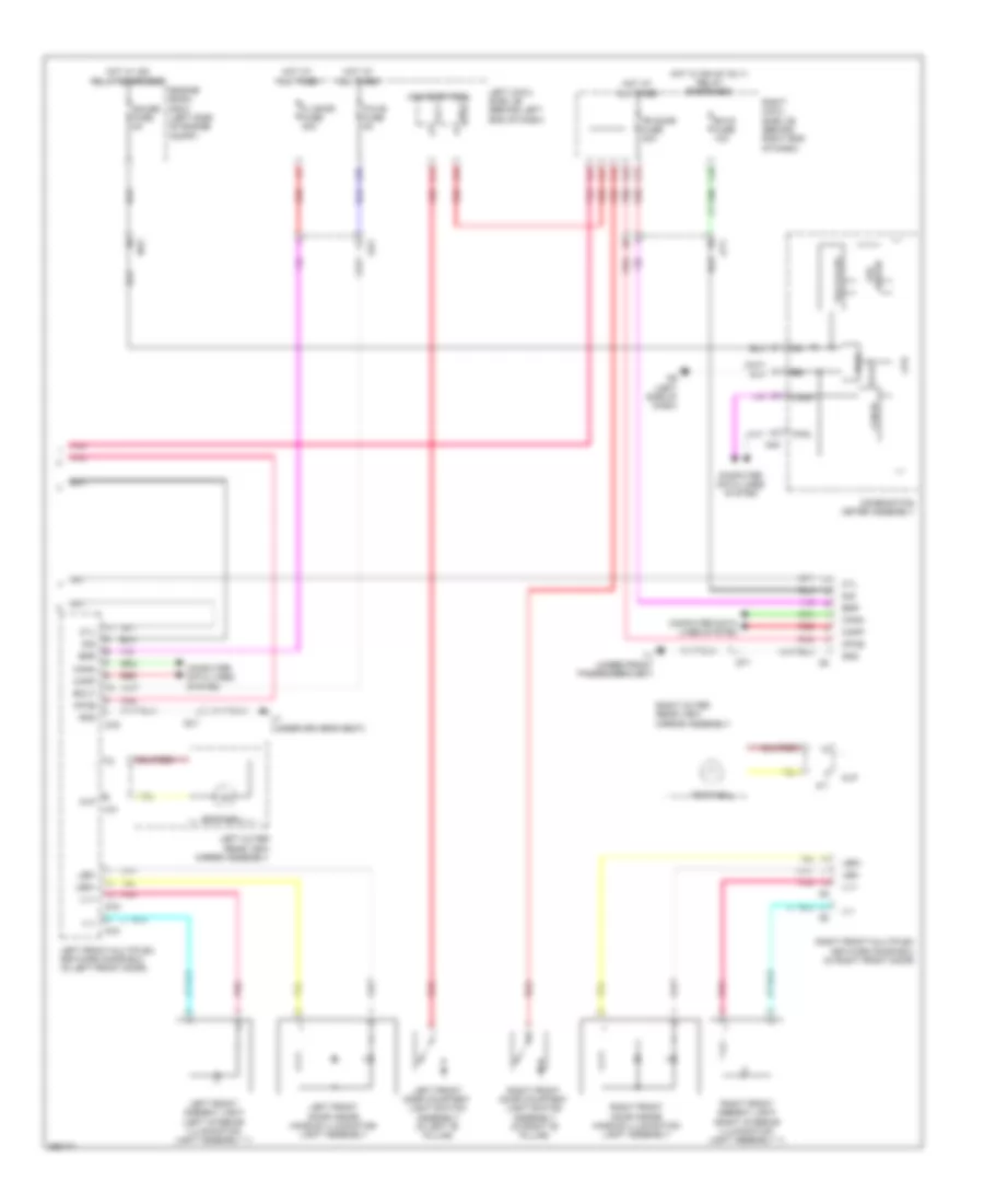 Courtesy Lamps Wiring Diagram 4 of 4 for Lexus GS 350 2013