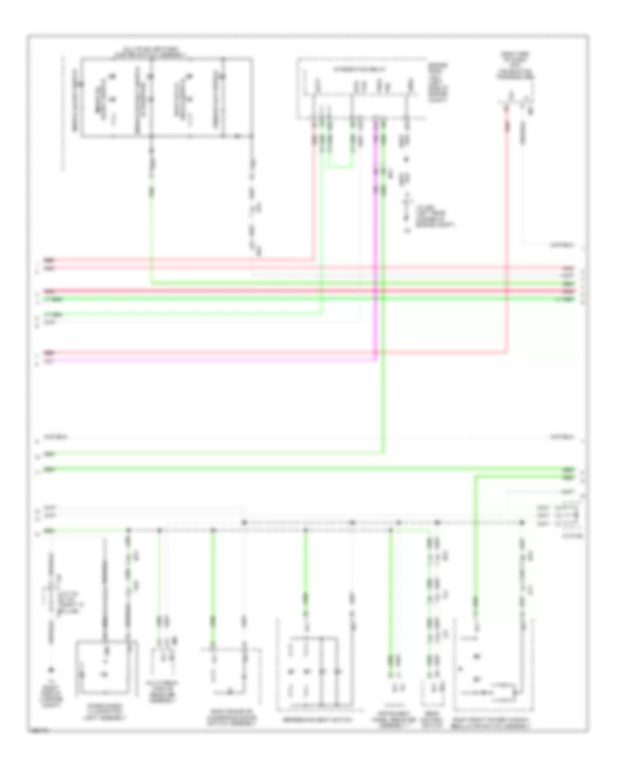 Instrument Illumination Wiring Diagram 2 of 4 for Lexus GS 350 2013