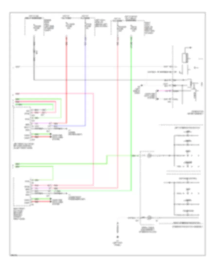 Instrument Illumination Wiring Diagram 4 of 4 for Lexus GS 350 2013