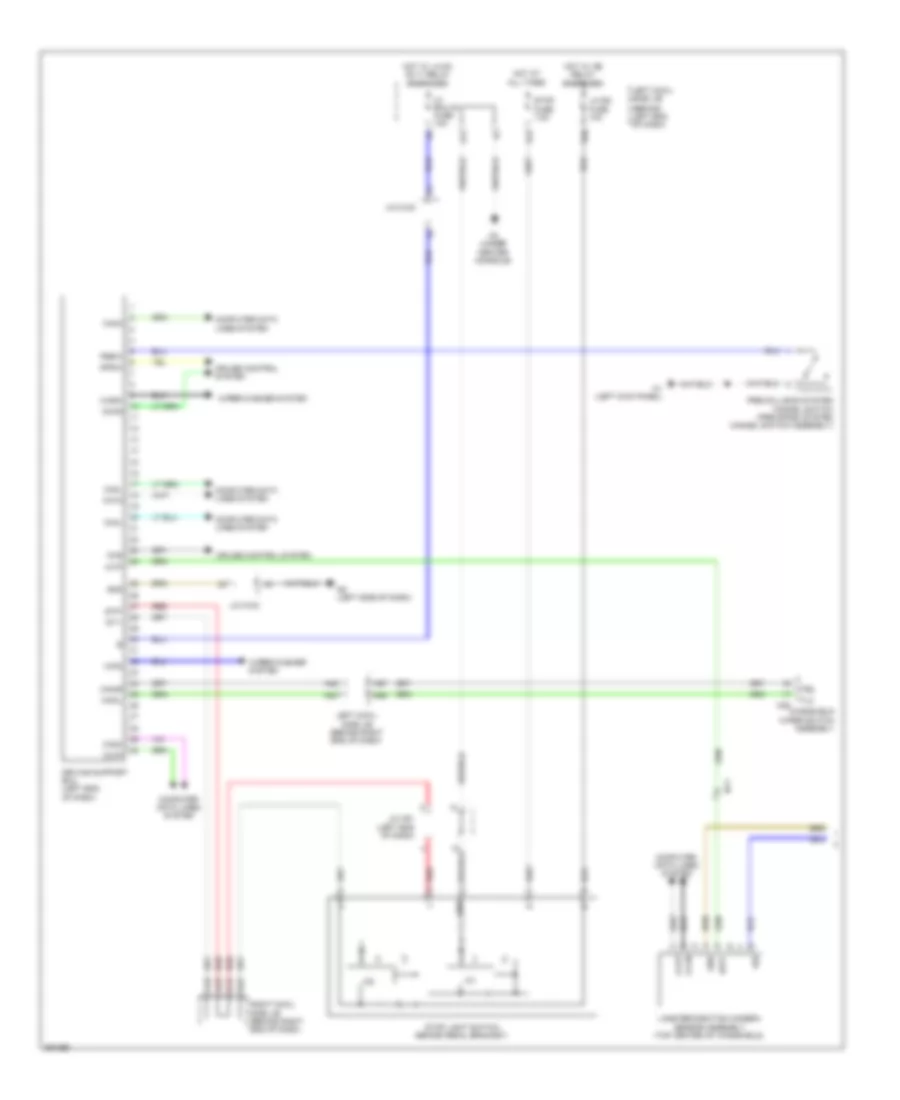 Object Detection Wiring Diagram 1 of 2 for Lexus GS 350 2013