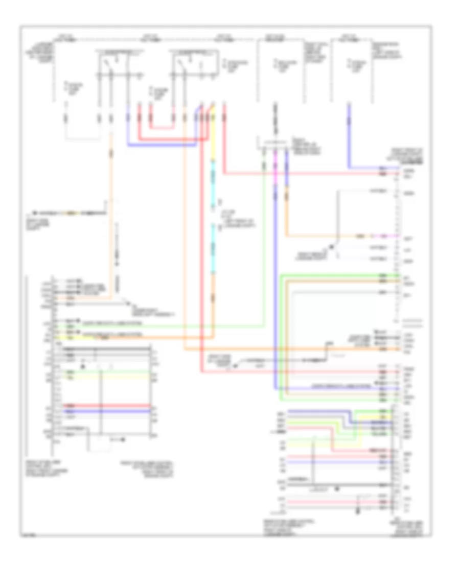 Active Stablizer Suspension Wiring Diagram for Lexus GS 450h 2009