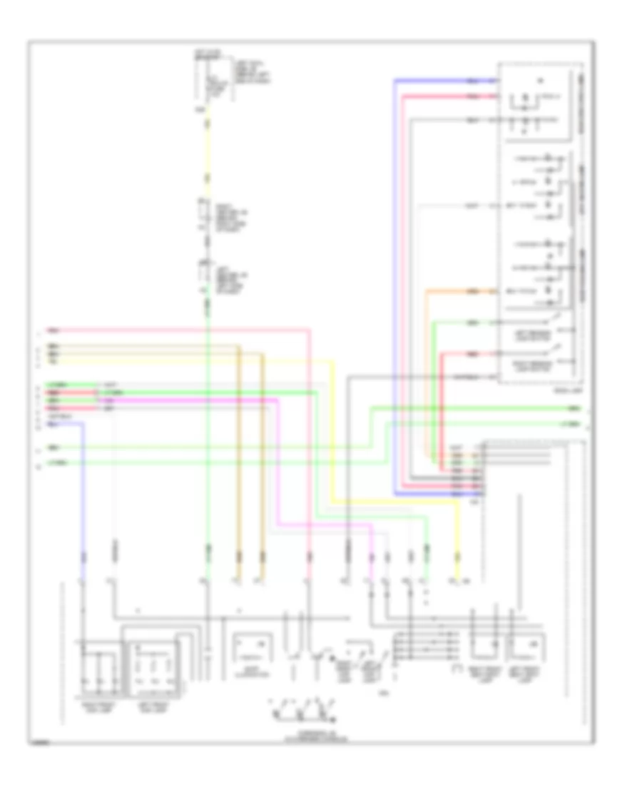Courtesy Lamps Wiring Diagram 3 of 4 for Lexus GS 450h 2009