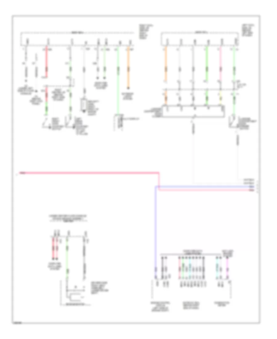 Power Door Locks Wiring Diagram (4 of 6) for Lexus GS 450h 2009