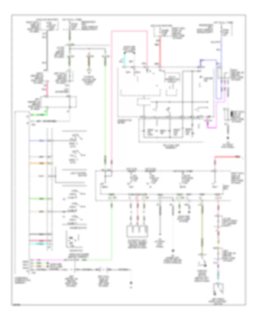 Headlamps  Fog Lamps Wiring Diagram (1 of 3) for Lexus GS 460 2009