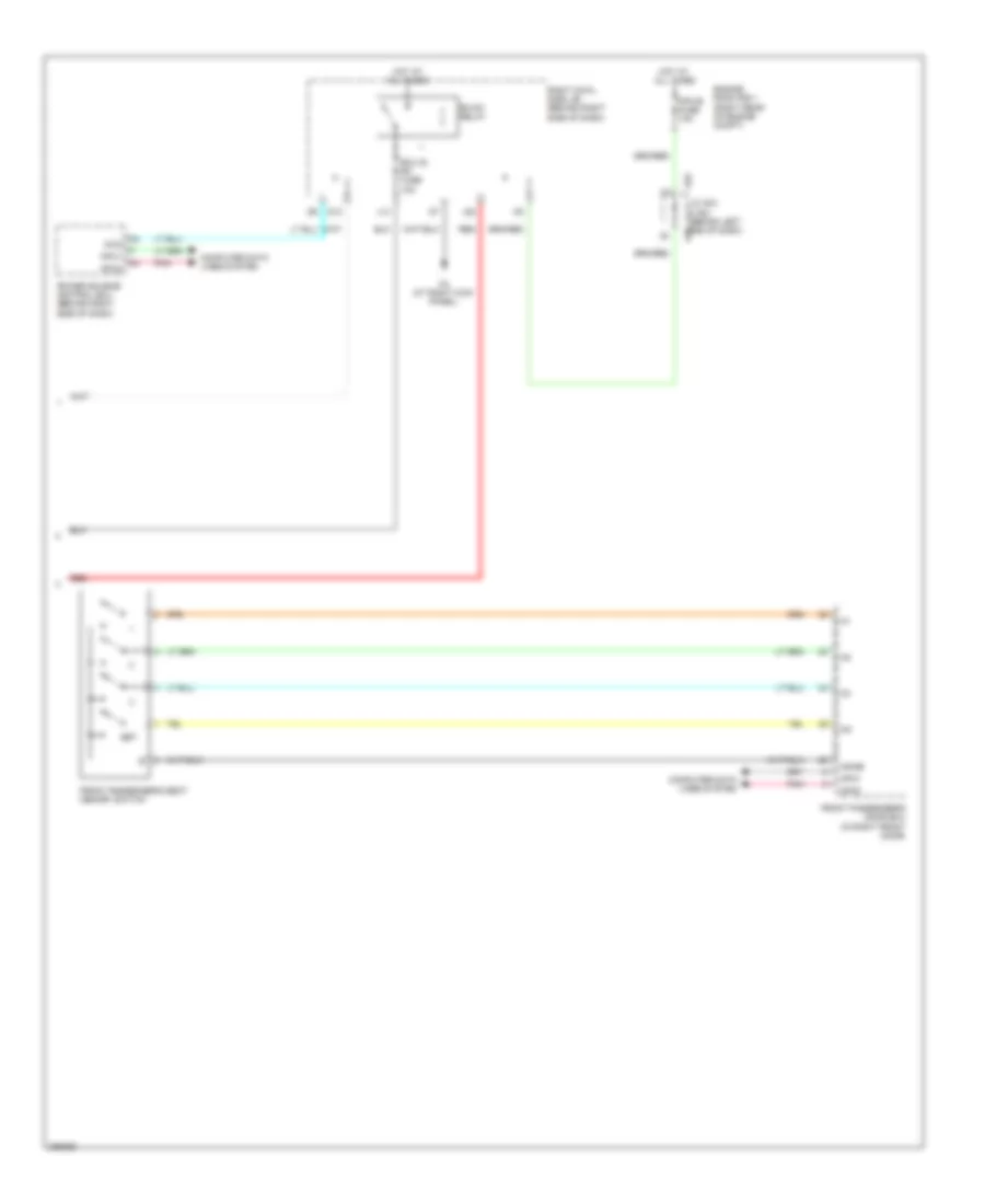Passengers Memory Seat Wiring Diagram (2 of 2) for Lexus GS 460 2009