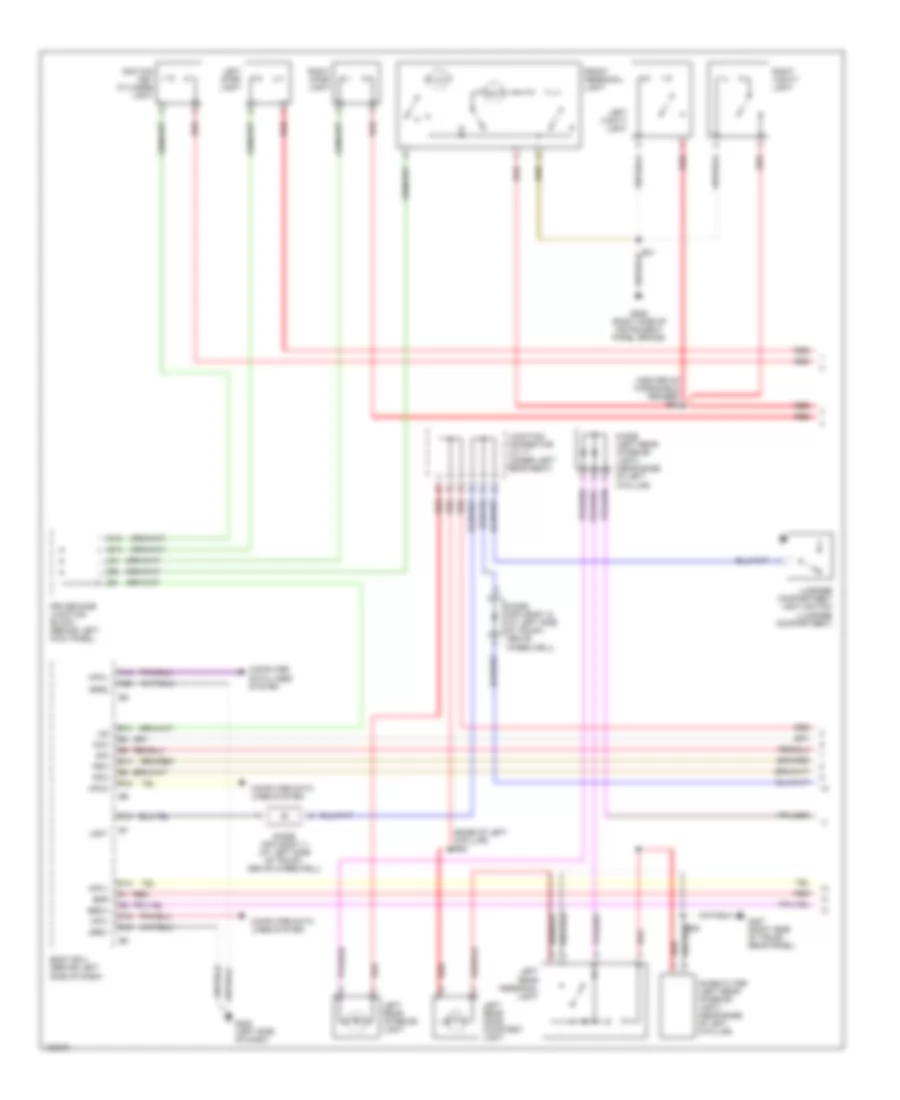 Courtesy Lamps Wiring Diagram 1 of 3 for Lexus LS 400 1999