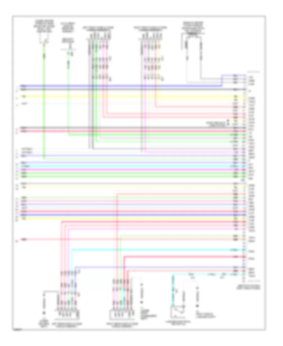 Power Door Locks Wiring Diagram (8 of 8) for Lexus GS 350 F Sport 2013