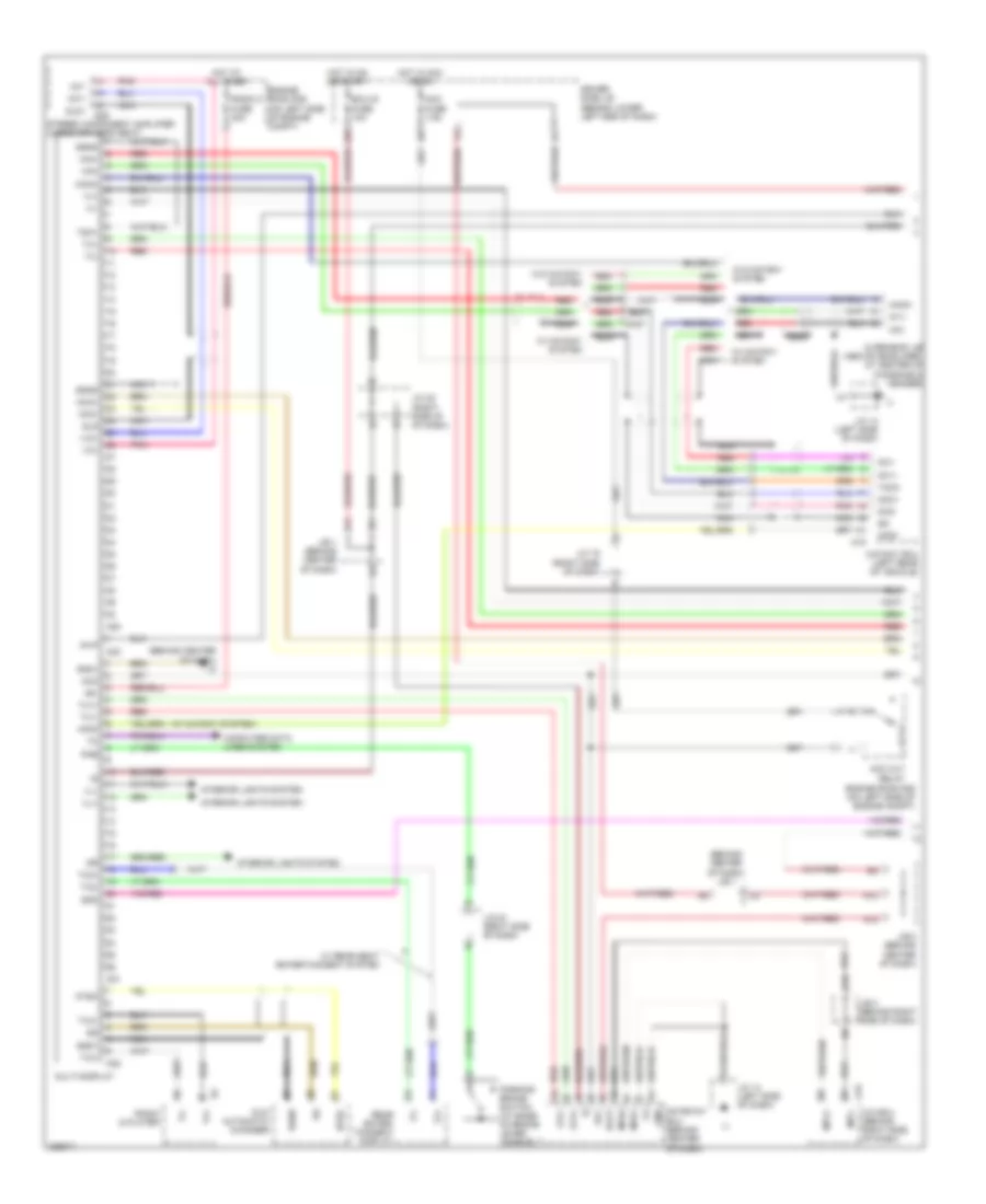 Navigation Wiring Diagram 1 of 2 for Lexus GX 470 2009