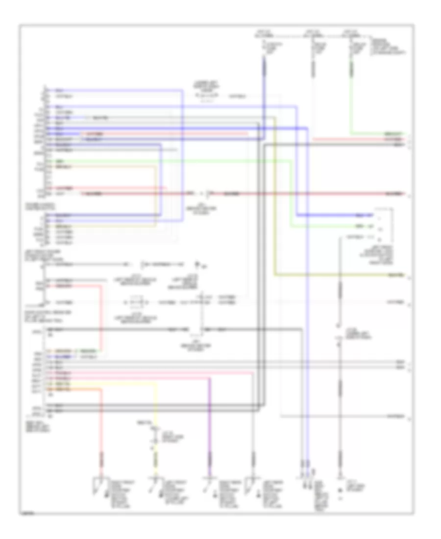 Power Windows Wiring Diagram 1 of 2 for Lexus GX 470 2009