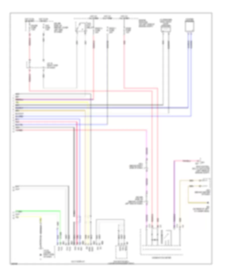 Radio Wiring Diagram, with Navigation (3 of 3) for Lexus GX 470 2009