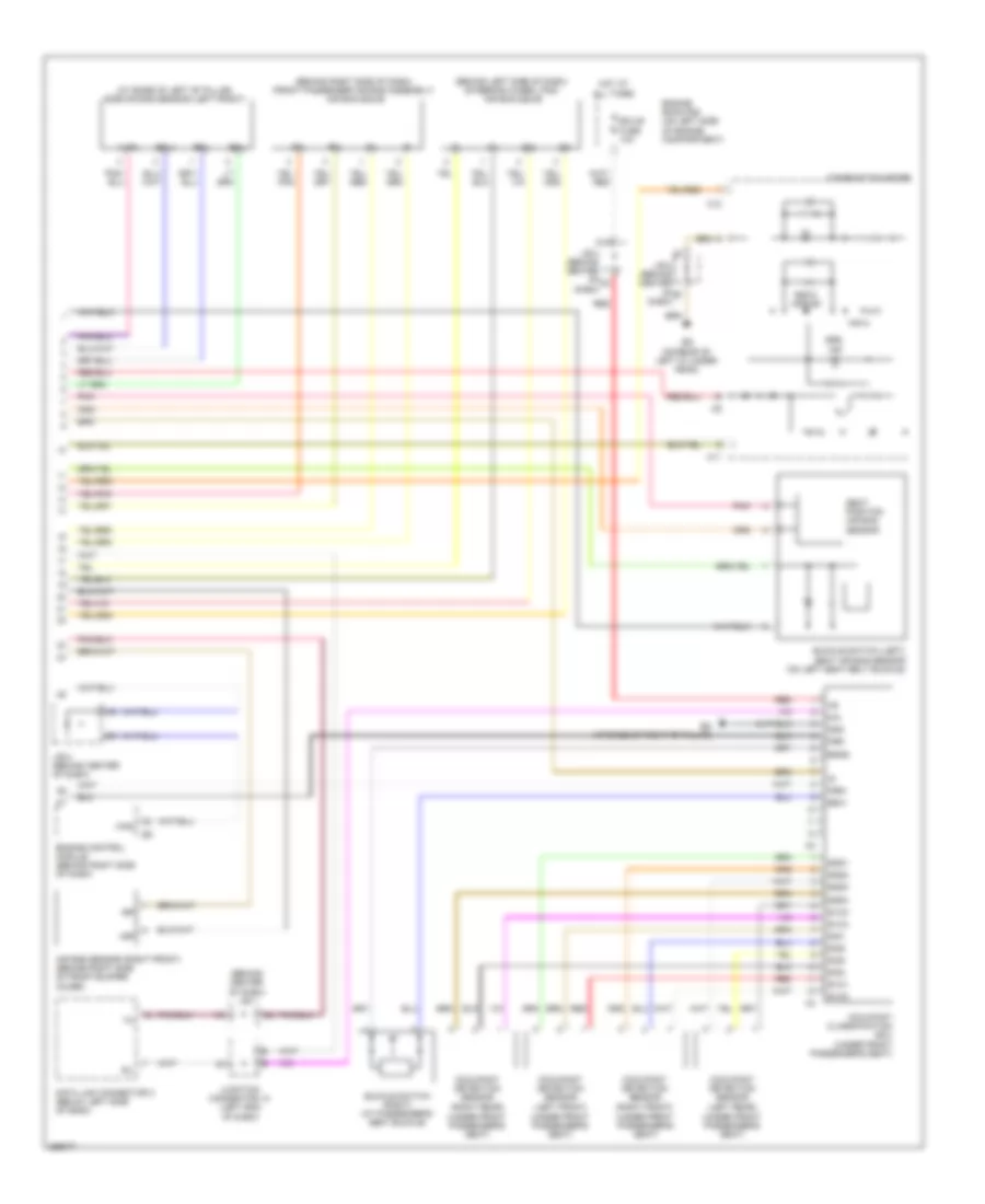 Supplemental Restraints Wiring Diagram (2 of 2) for Lexus GX 470 2009