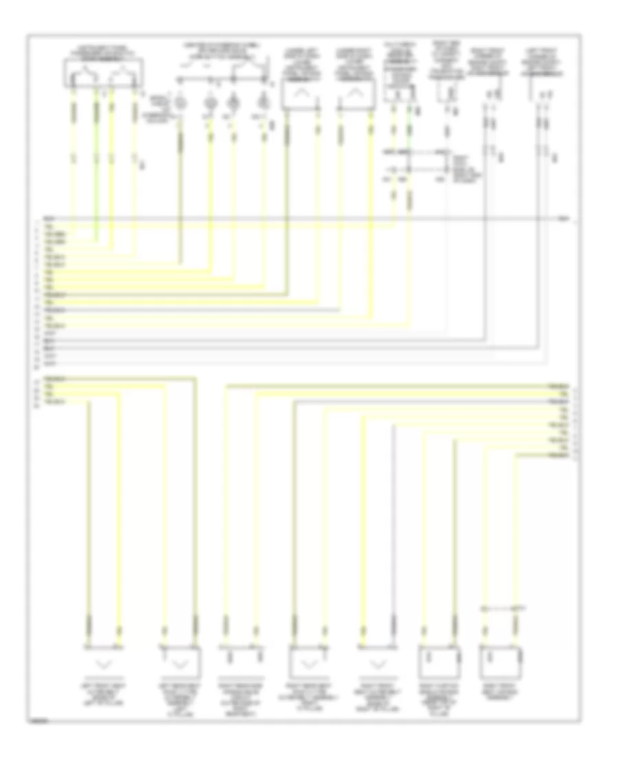 Supplemental Restraint Wiring Diagram (2 of 3) for Lexus GS 450h 2013