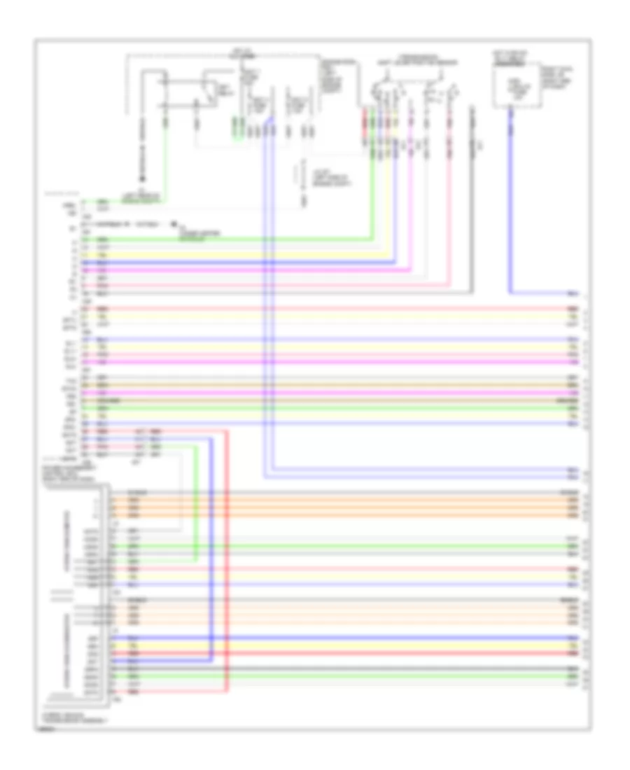 Transmission Wiring Diagram 1 of 3 for Lexus GS 450h 2013