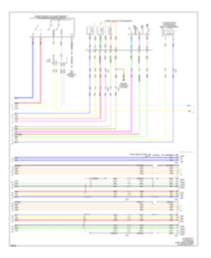 Transmission Wiring Diagram 2 of 3 for Lexus GS 450h 2013