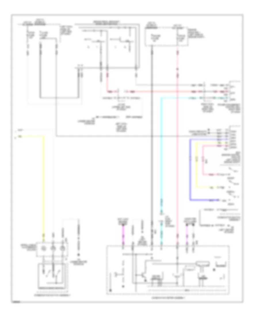 Transmission Wiring Diagram (3 of 3) for Lexus GS 450h 2013