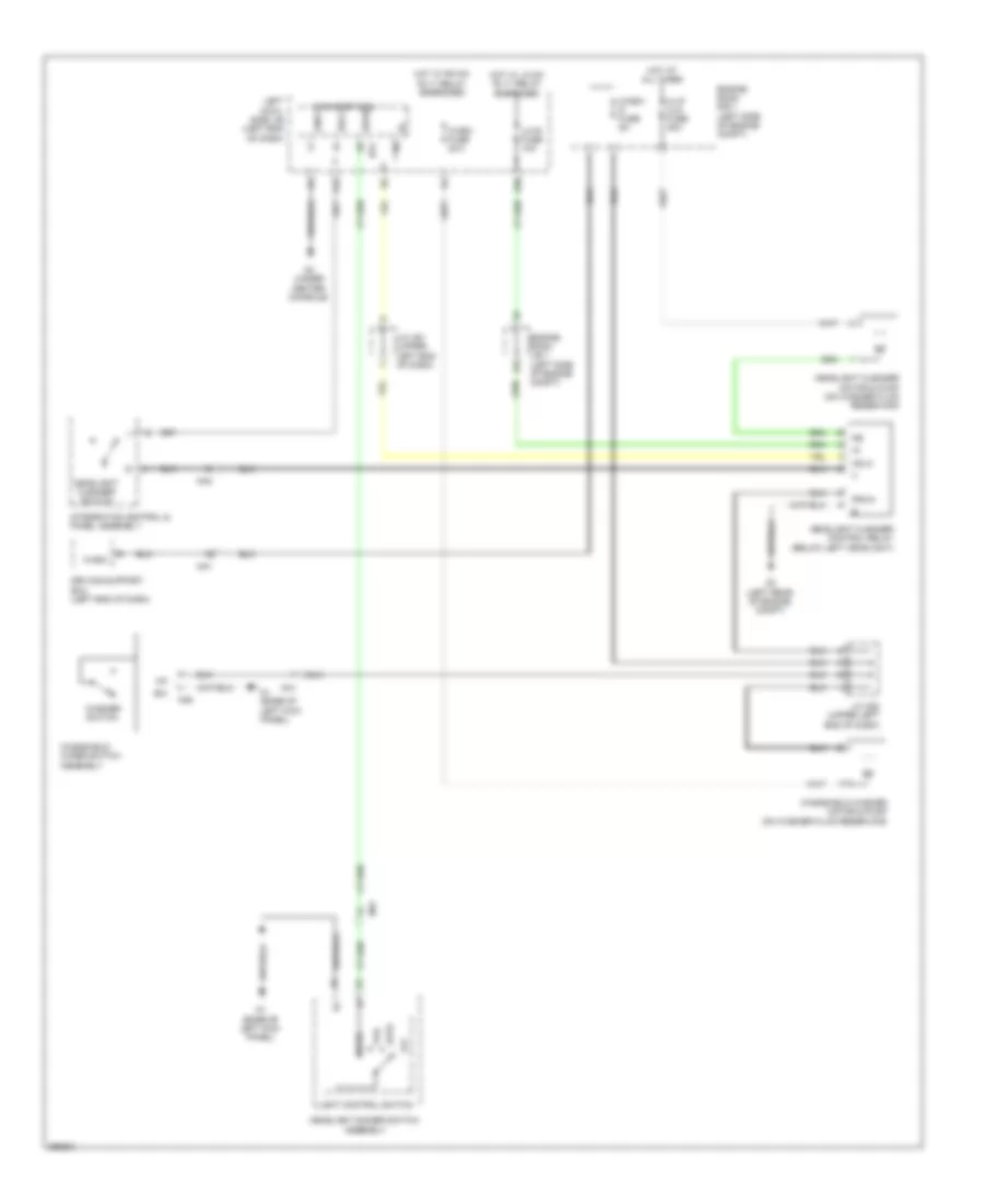 Headlamp Washer Wiring Diagram for Lexus GS 450h 2013