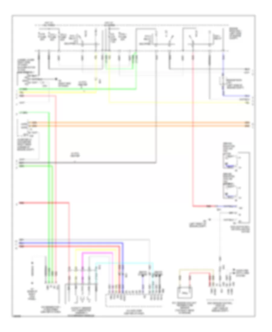 Automatic A C Wiring Diagram 2 of 3 for Lexus GS 450h 2013