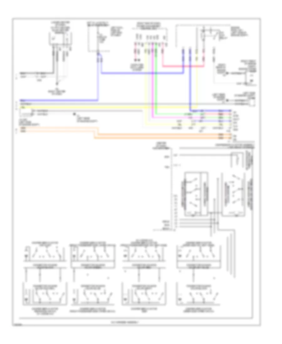 Automatic A C Wiring Diagram 3 of 3 for Lexus GS 450h 2013