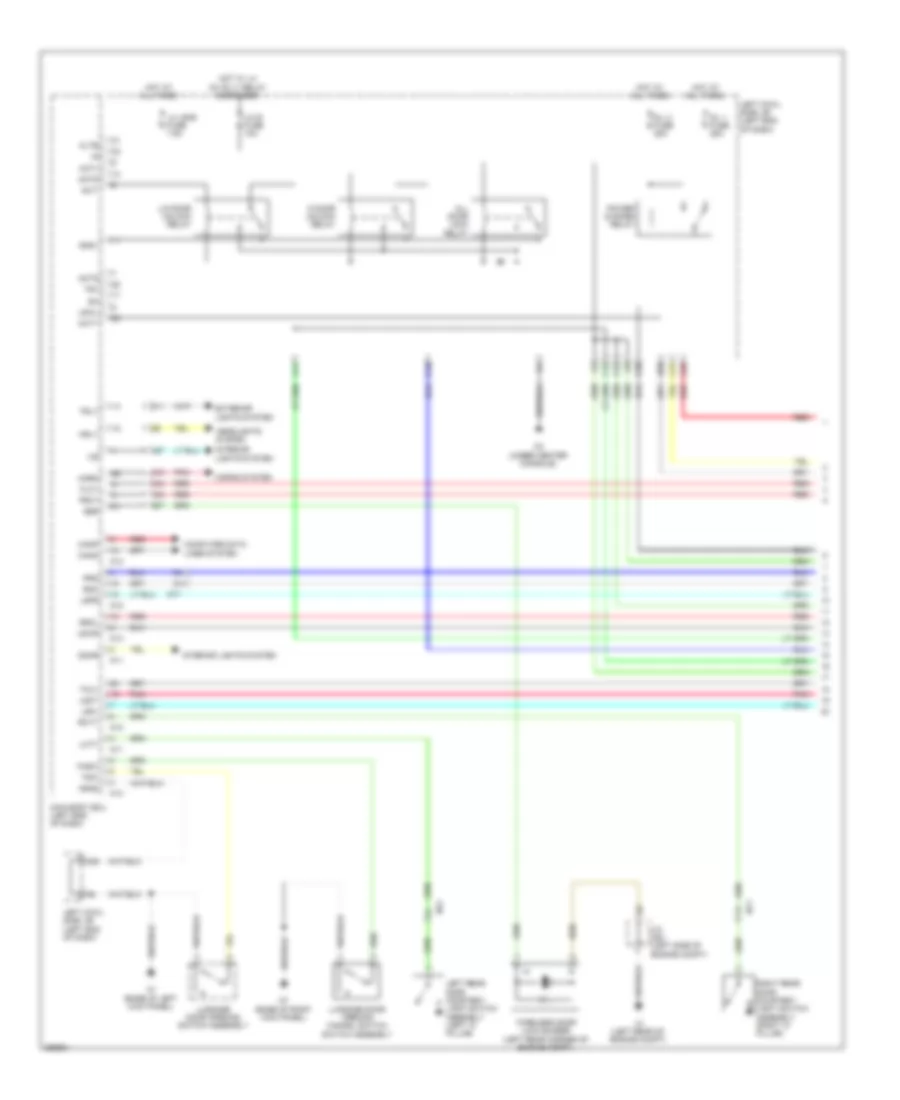 Forced Entry Wiring Diagram 1 of 8 for Lexus GS 450h 2013