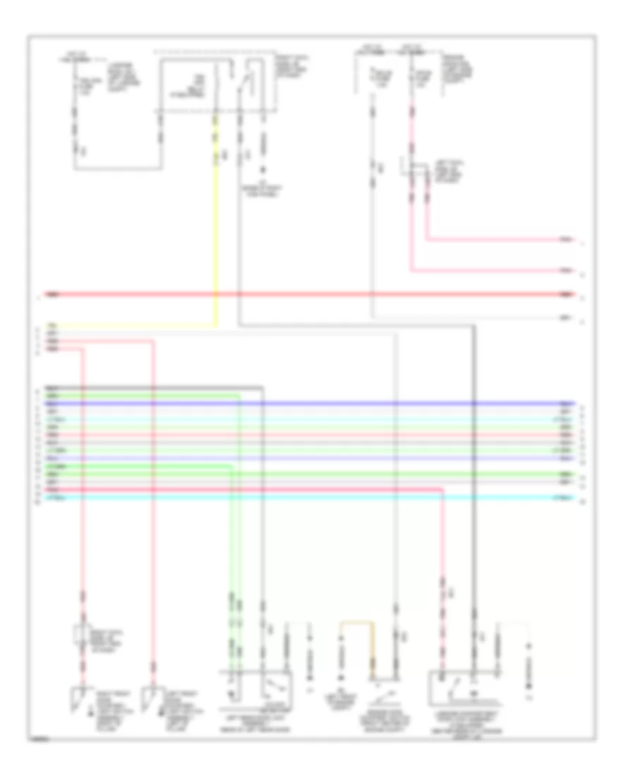 Forced Entry Wiring Diagram 2 of 8 for Lexus GS 450h 2013