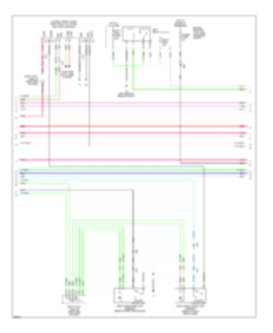 Forced Entry Wiring Diagram (4 of 8) for Lexus GS 450h 2013
