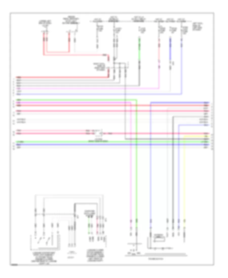 Forced Entry Wiring Diagram (6 of 8) for Lexus GS 450h 2013