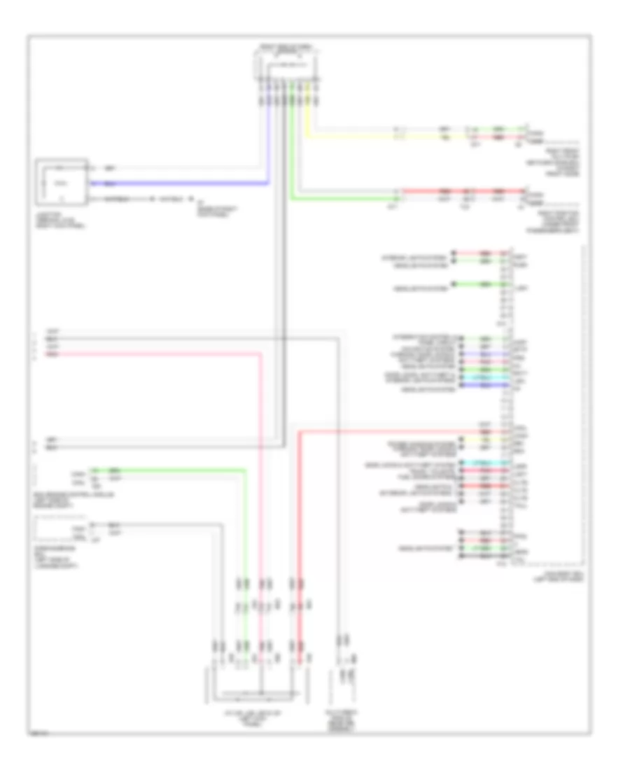 Body ECU Wiring Diagram (3 of 3) for Lexus GS 450h 2013
