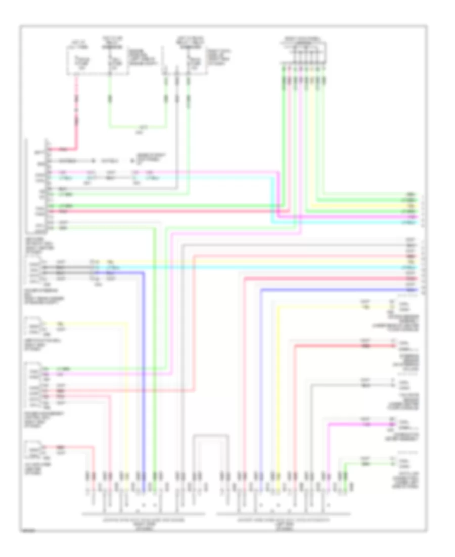 High Low Bus Wiring Diagram 1 of 4 for Lexus GS 450h 2013