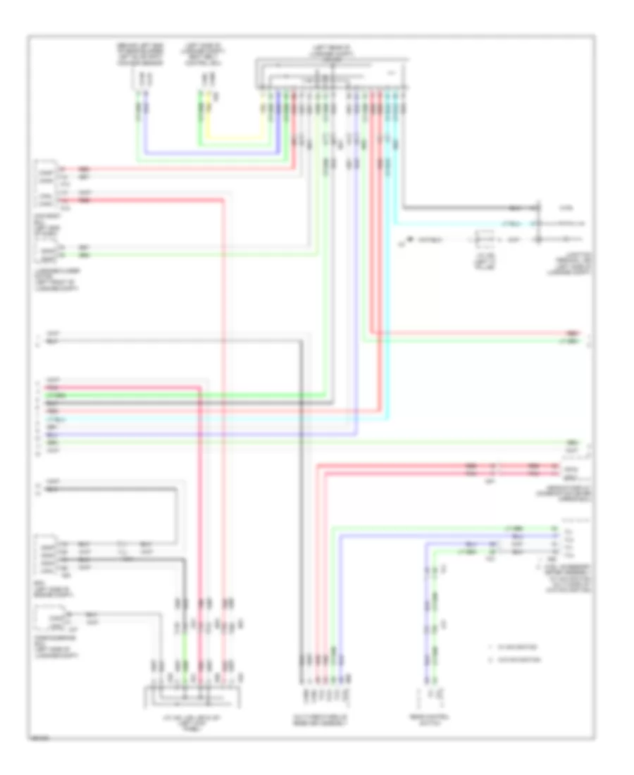 High Low Bus Wiring Diagram 3 of 4 for Lexus GS 450h 2013
