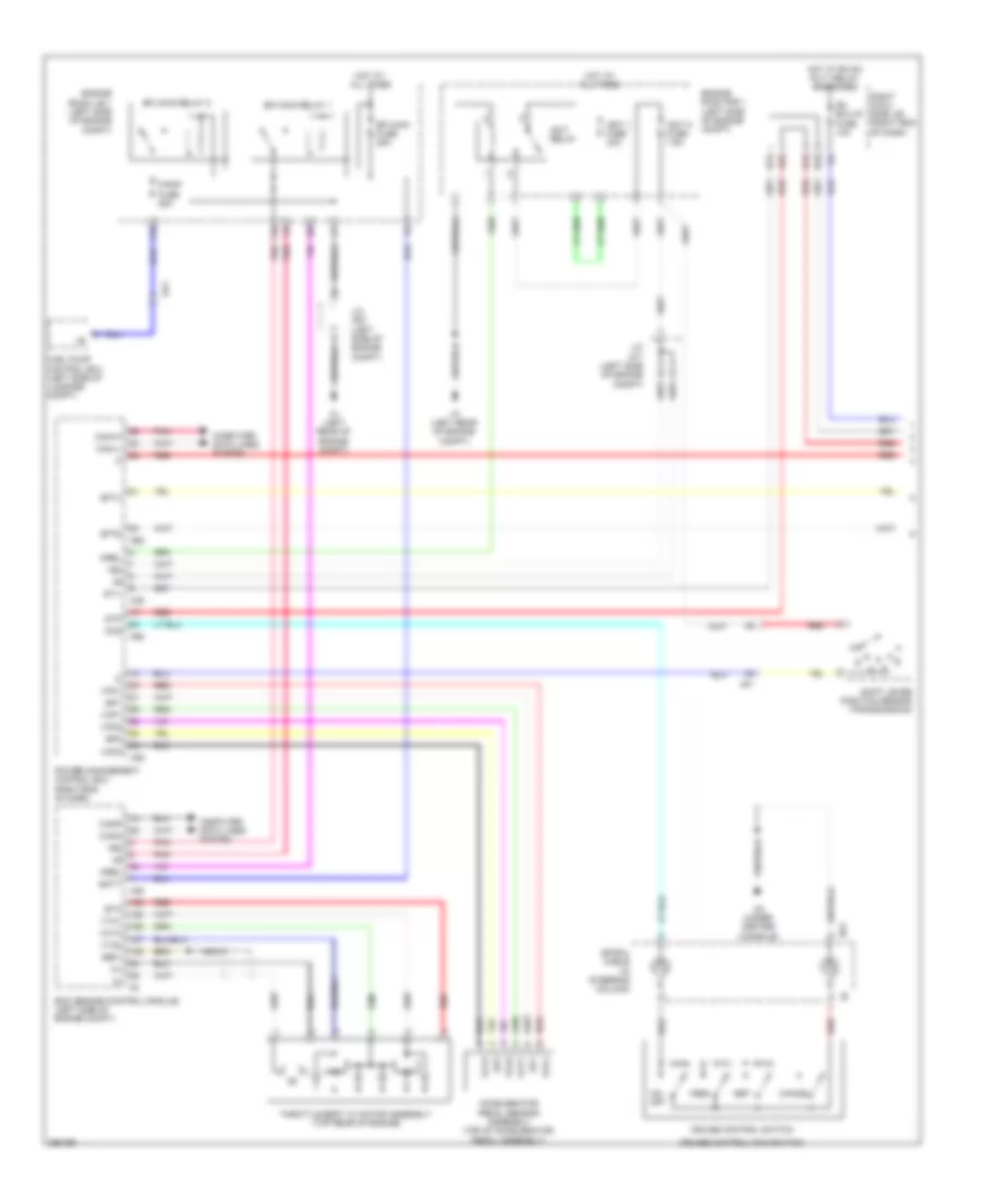 Cruise Control Wiring Diagram, without Dynamic Radar Controls (1 of 2) for Lexus GS 450h 2013