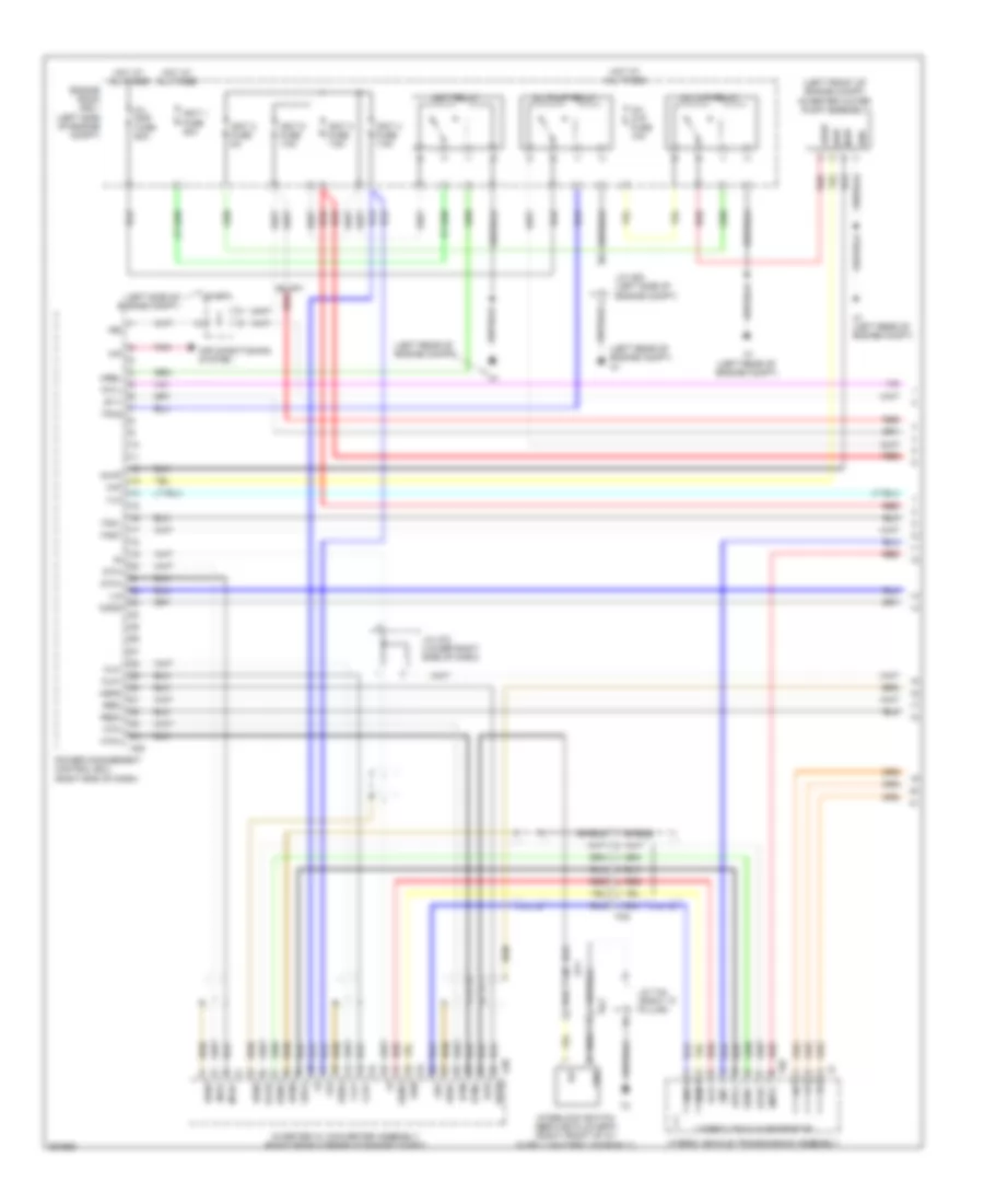 3.5L Hybrid, Hybrid System Wiring Diagram (1 of 6) for Lexus GS 450h 2013