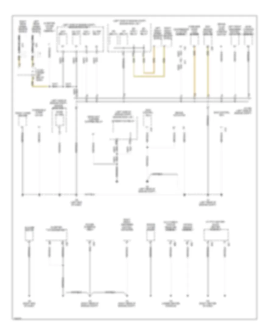 Ground Distribution Wiring Diagram 1 of 7 for Lexus GS 450h 2013