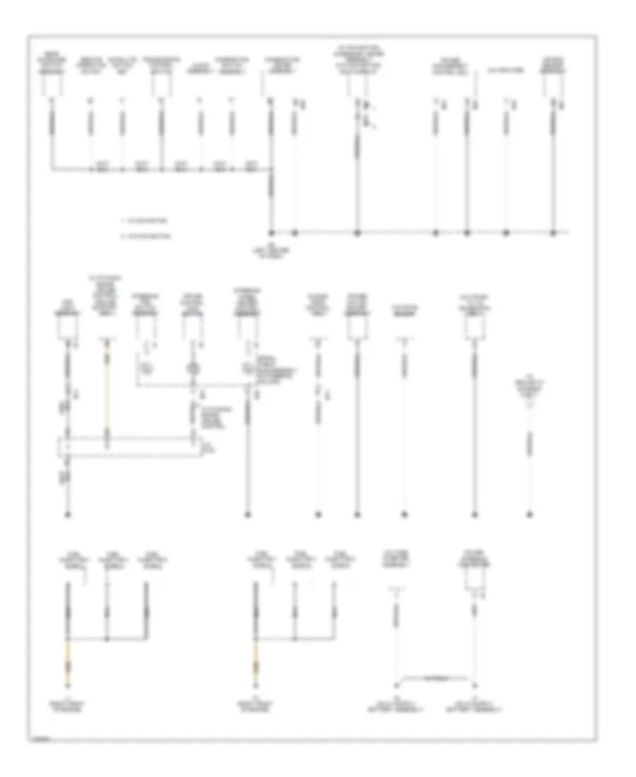 Ground Distribution Wiring Diagram 4 of 7 for Lexus GS 450h 2013