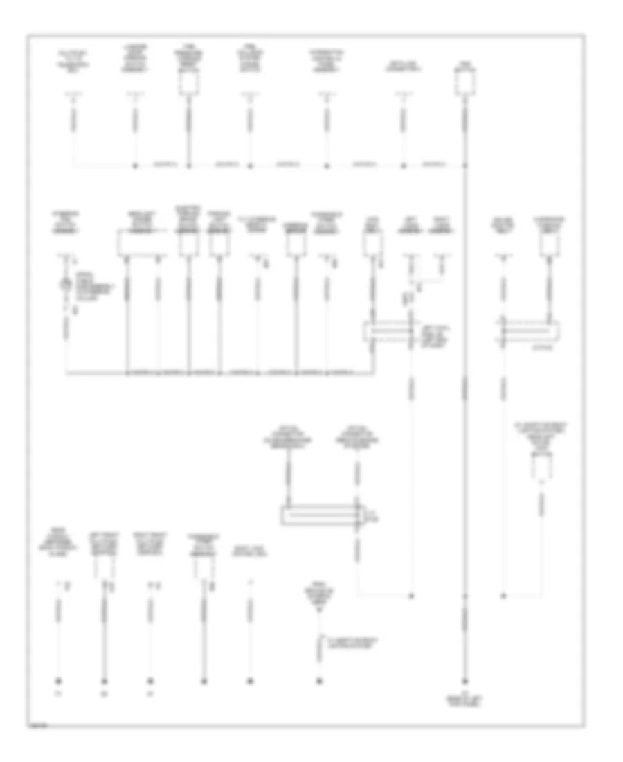 Ground Distribution Wiring Diagram 5 of 7 for Lexus GS 450h 2013