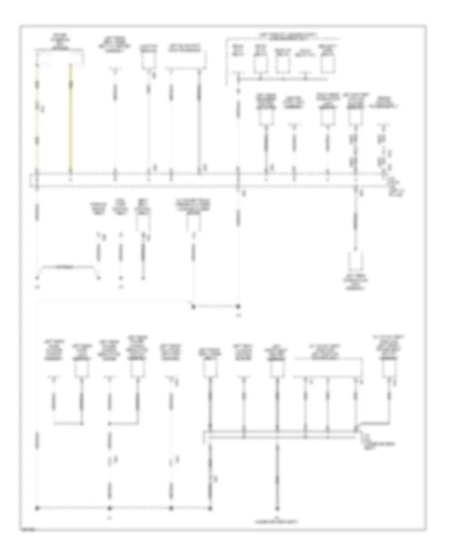 Ground Distribution Wiring Diagram (6 of 7) for Lexus GS 450h 2013