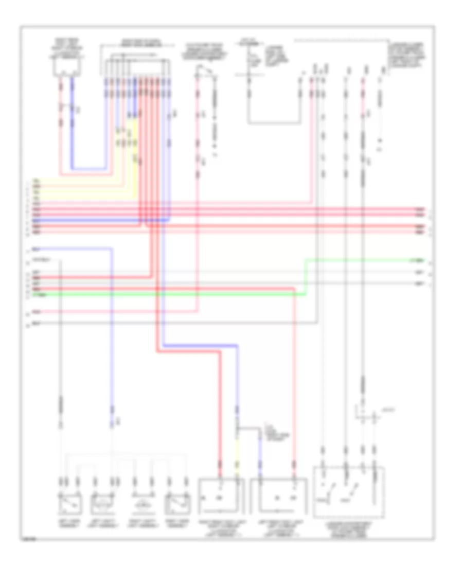 Courtesy Lamps Wiring Diagram 3 of 4 for Lexus GS 450h 2013