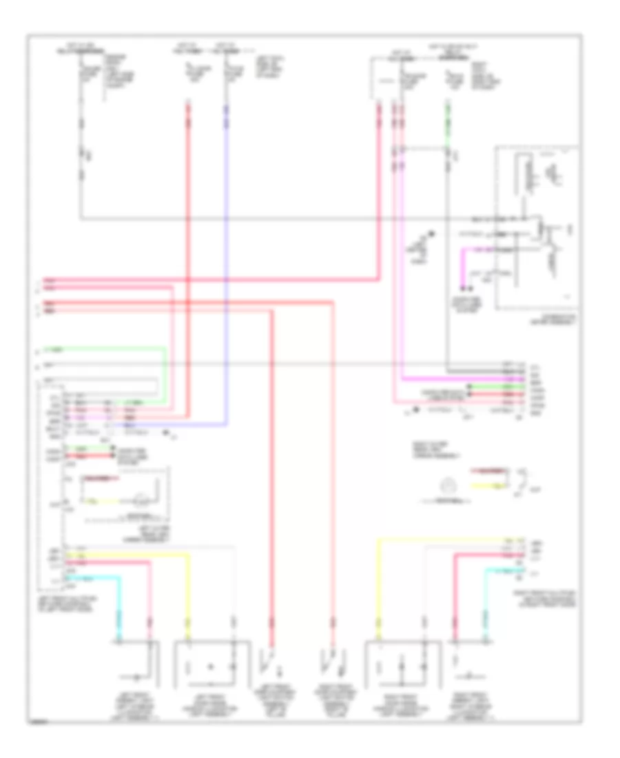Courtesy Lamps Wiring Diagram 4 of 4 for Lexus GS 450h 2013