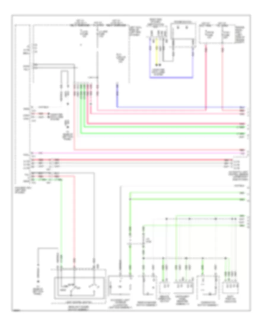 Instrument Illumination Wiring Diagram (1 of 4) for Lexus GS 450h 2013
