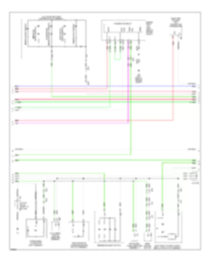 Instrument Illumination Wiring Diagram (2 of 4) for Lexus GS 450h 2013