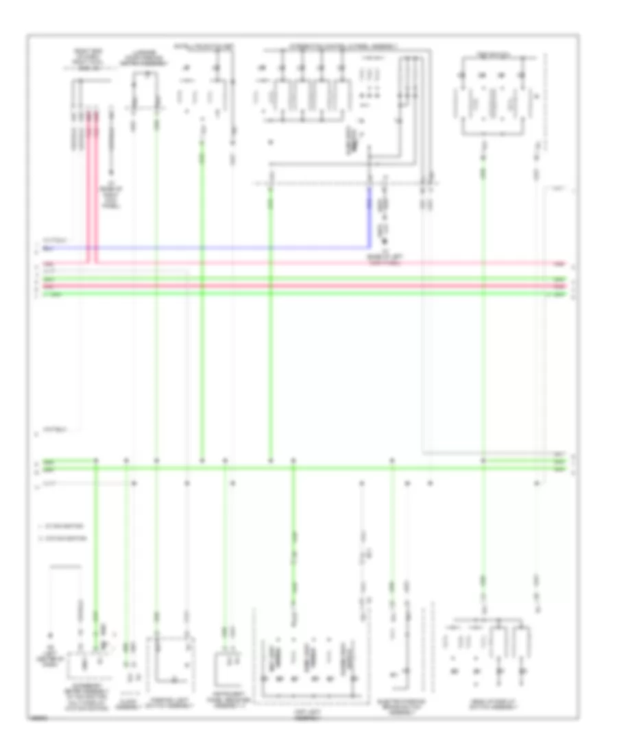 Instrument Illumination Wiring Diagram 3 of 4 for Lexus GS 450h 2013
