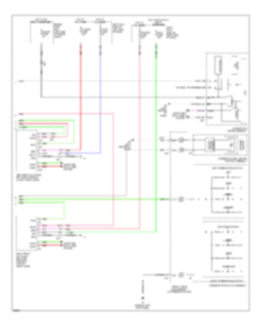Instrument Illumination Wiring Diagram (4 of 4) for Lexus GS 450h 2013