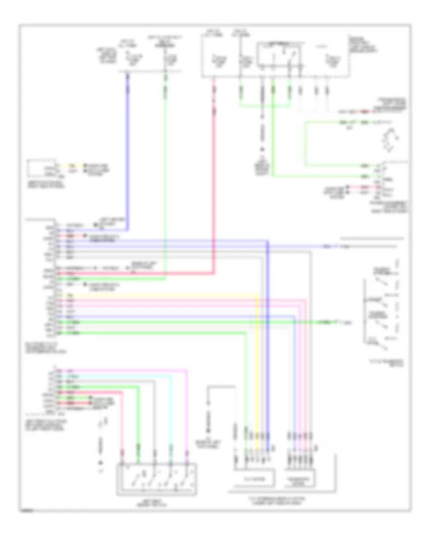 Memory Power Tilt  Power Telescopic Wiring Diagram for Lexus GS 450h 2013
