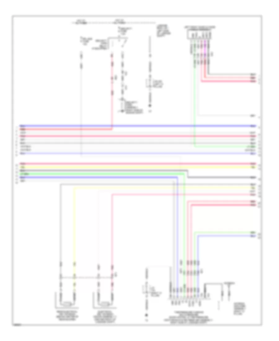 Power Door Locks Wiring Diagram (7 of 8) for Lexus GS 450h 2013