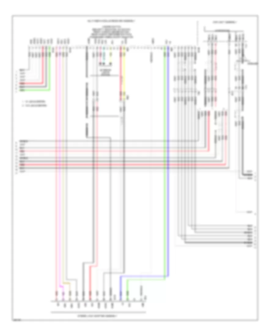 Radio Wiring Diagram (3 of 4) for Lexus GS 450h 2013