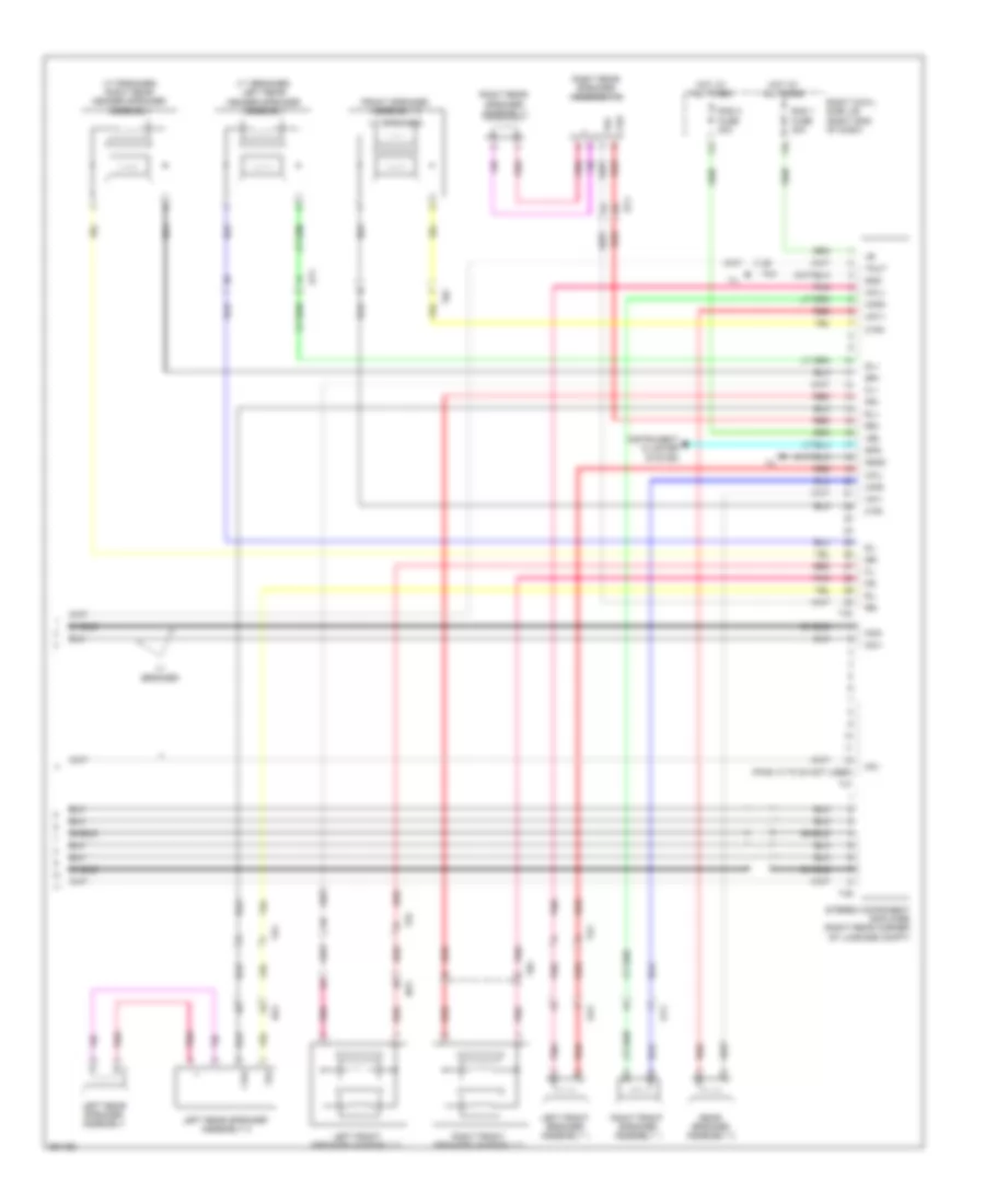 Radio Wiring Diagram (4 of 4) for Lexus GS 450h 2013