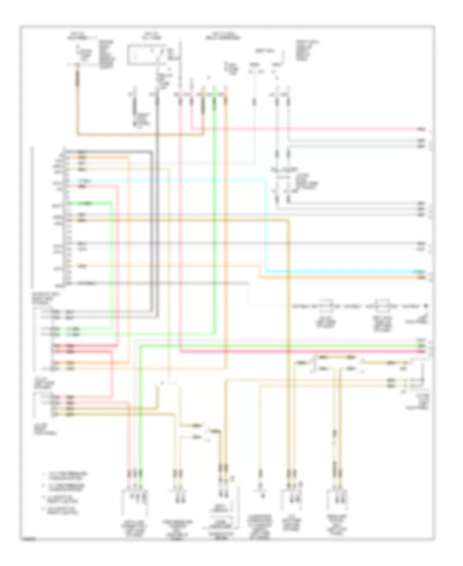 High Low Bus Wiring Diagram 1 of 3 for Lexus IS 250 2009